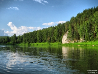 Река Чусовая летом 2009-го