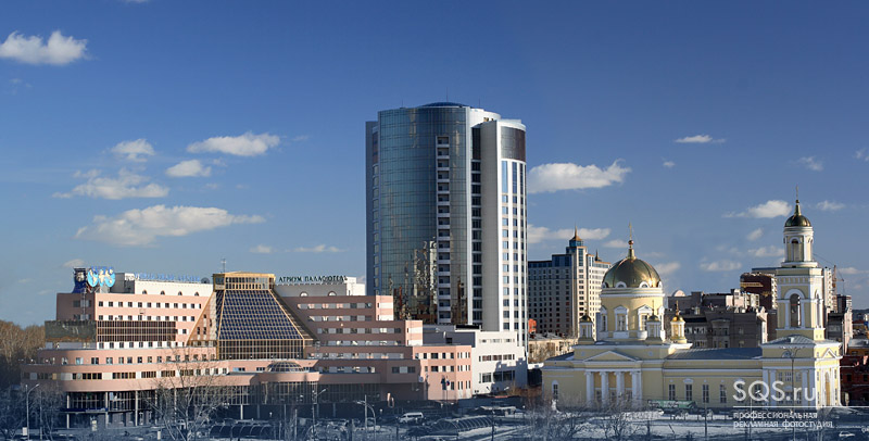 Панорамная фотосъемка отеля и бизнес-центра, Архитектура, Рекламная фотосъемка, Фотостудия SQS, Екатеринбург.